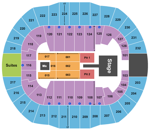 Cajundome Luke Bryan Seating Chart